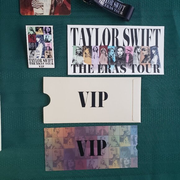 Taylor Swift VIP Box (not canvas tote) VIP Lanyard, posters, cards, pin, ticket~ - Picture 8 of 10